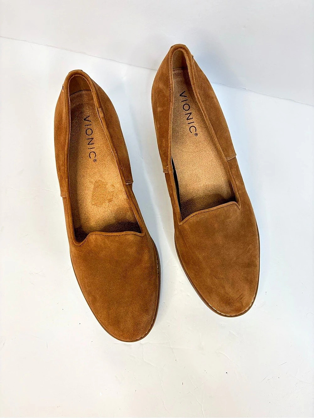 Vionic Willa Wedge Brown Wedge Loafers